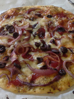 A picture of Vegetarian Pizza.