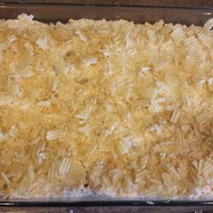 A picture of Cheesy Hash Brown Casserole.