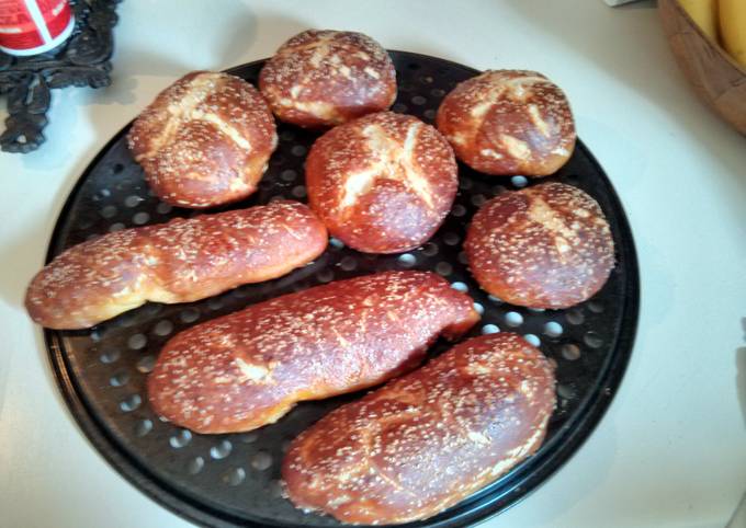 Steps to Prepare Any-night-of-the-week Pretzel Bread