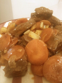 A picture of Sweet and sour Lamb.