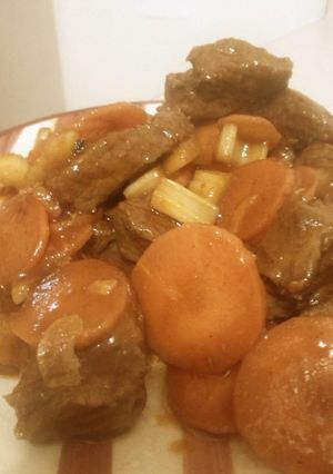 A picture of Sweet and sour Lamb.