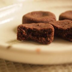 A picture of Healthy Okara & Rice Flour Cocoa Cookies.