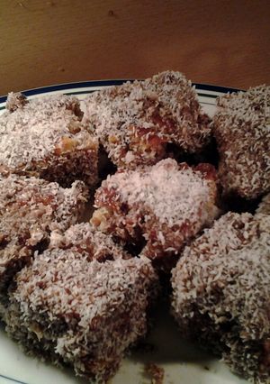 A picture of Lamington CakeRecipe by post from Australia, EmilyFor coco lovers!.
