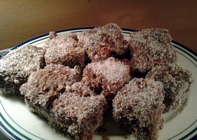 Lamington Cake  Recipe by post from Australia, Emily For coco lovers!