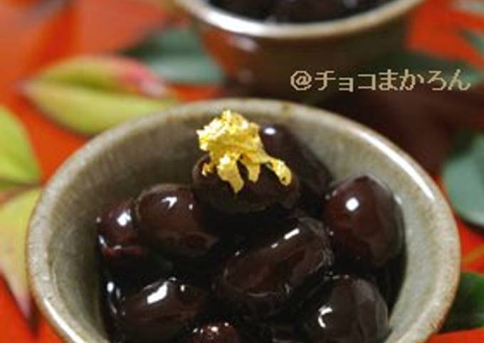 Foolproof Simmered Plump 'Kuromame' Black Soybeans For Osechi