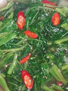 Foto resep Tumis kangkung saori