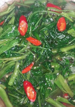 Foto resep Tumis kangkung saori