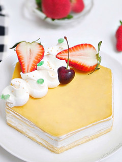 Foto resep Strawberry Layer Crepes / Mille Crepe