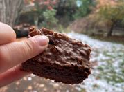 Una foto de brownies tradicional