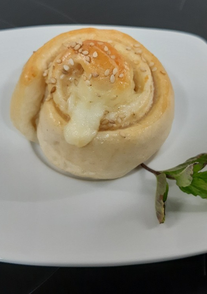 Una foto de Rollos brioche de jamón y queso