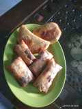Lumpia isi pisang coklat keju