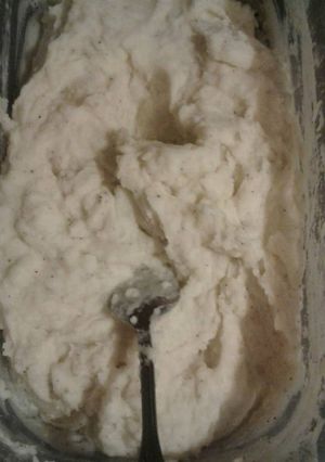 Una foto de Puré de papa con crema