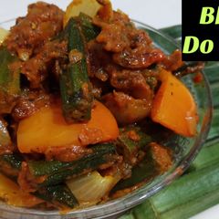 A picture of Restaurant Style Bhindi Do Payza.