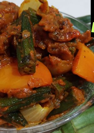 A picture of Restaurant Style Bhindi Do Payza.