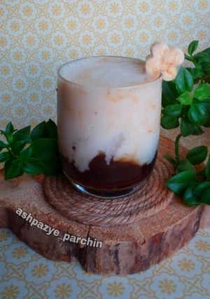 عکسی از دستور اسموتی قهوه و موز 🌸