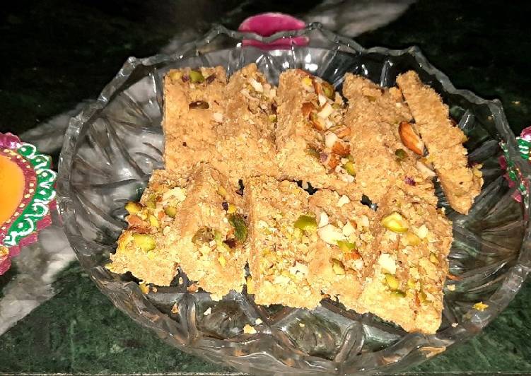 Recipe of Ultimate Dry fruits sesame burfi