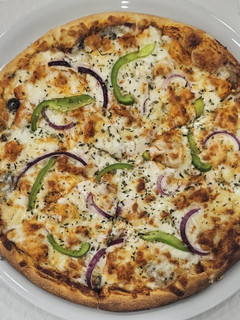 Foto de Pizza caseira de frango