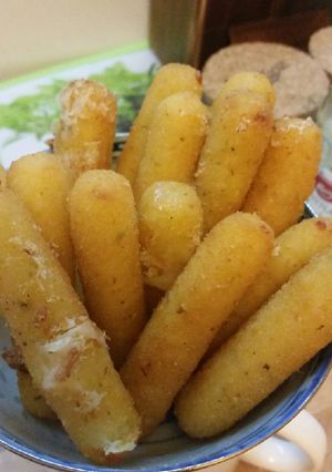 Φωτογραφία της συνταγής Τυρομπουκίτσες ή Mozzarella Sticks!!!