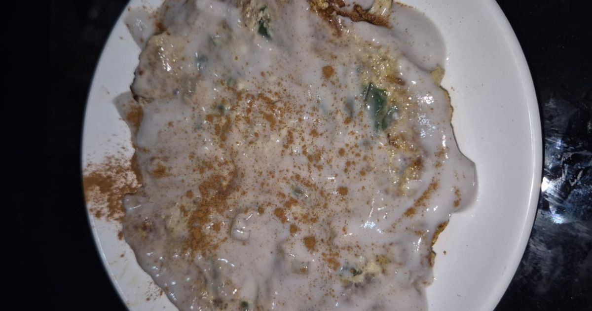 Telur dadar kayu manis yoghurt untuk diet