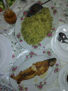 عکسی از دستور سبزی پلو ماهی