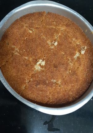 A picture of Basbousa sweet recipe.