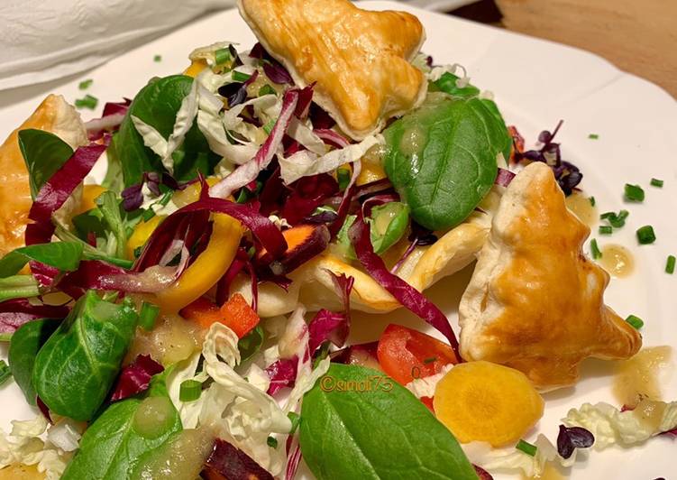 Wintersalat mit Kartoffeldressing