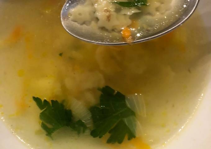 Суп из утки с лапшой