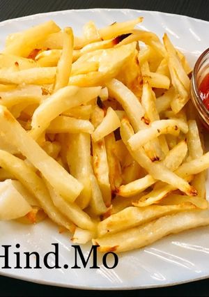 A picture of Oven-Baked French Fries.