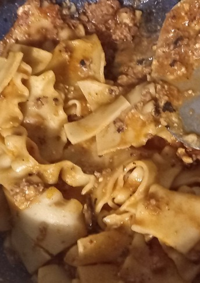 Una foto de Sopa de lasaña