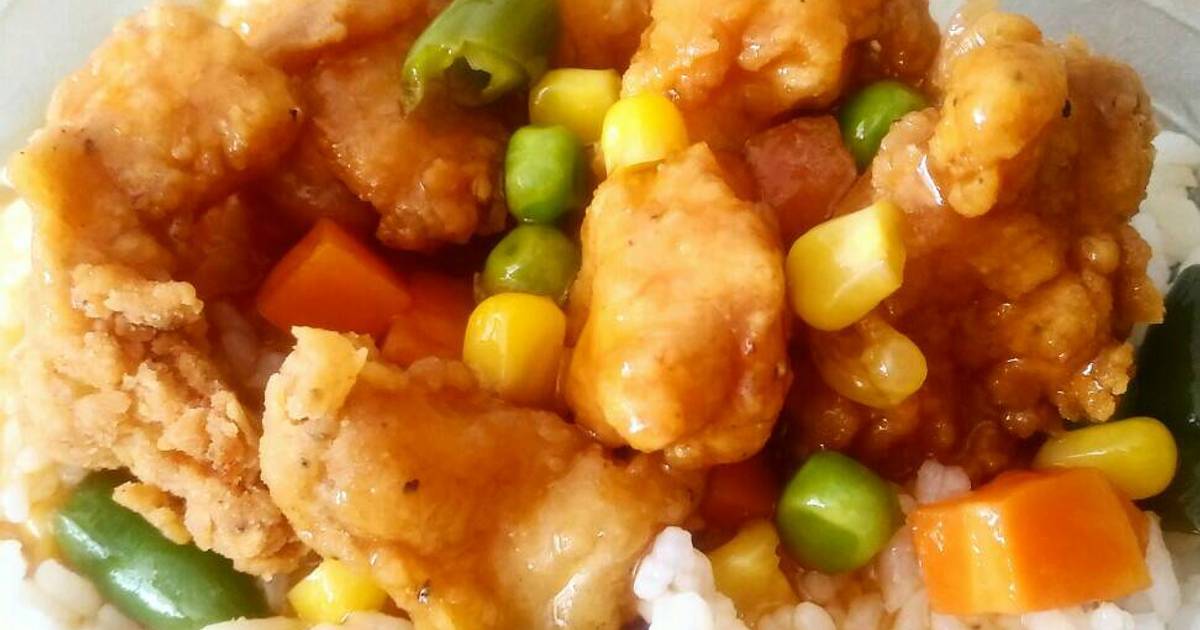 27 resep nasi ayam asam manis enak dan sederhana - Cookpad