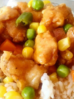 Foto resep Nasi Ayam Koloke (Ayam Asam Manis)