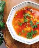 Canh chua đậu phụ dấm bỗng