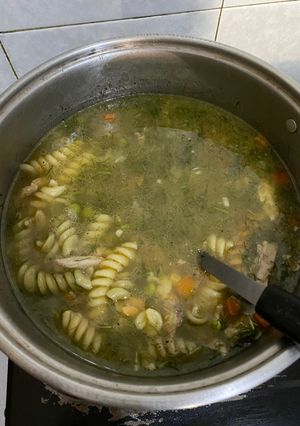 Foto resep Sup Ayam Pasta