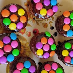 Colorful cupcakes A picture of Colorful cupcakes.