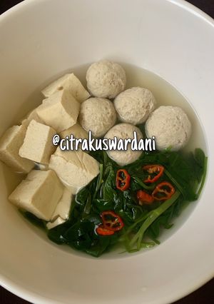 Foto resep Bakso Ayam Tanpa Telur Tanpa Tepung