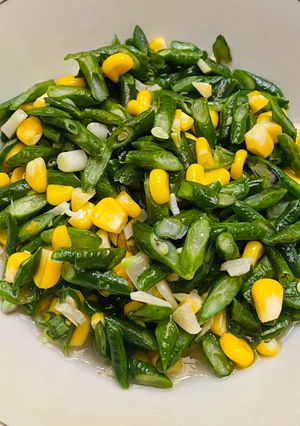Foto resep 541. Tumis Jagung Kacang Panjang