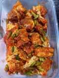 Balado telur dadar pete