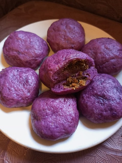 Foto resep Bakpao ubi ungu