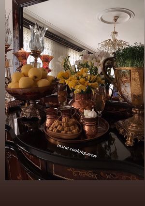 عکسی از دستور سفره هفت سین
