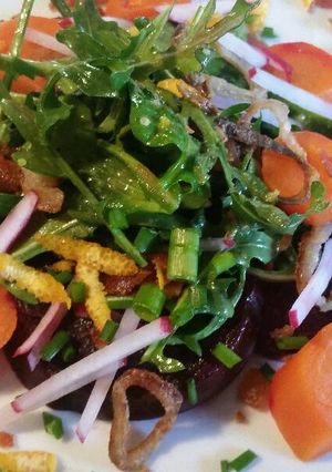 A picture of Beet & Carrot Salad.