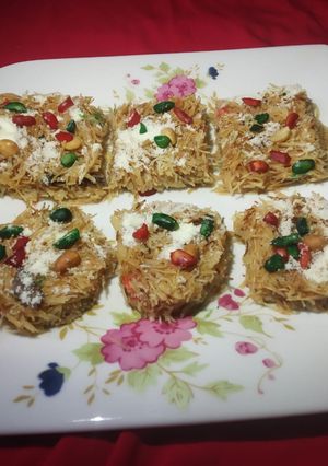 সেমাইয়ের বরফি রেসিপির প্রধান ছবি