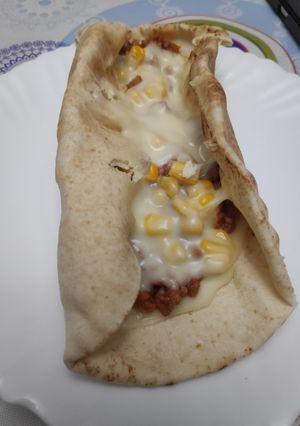 Una foto de Rollito carne y queso