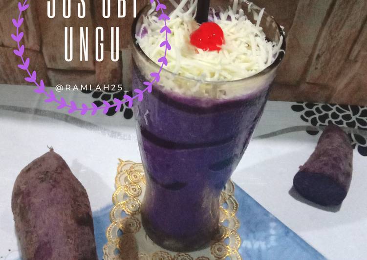 Resep Jus Ubi Ungu, Paling Enak