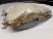 Una foto de lasagna zucchini