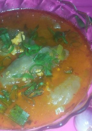 Foto resep Baso jewol kuah pedas asem😋😋