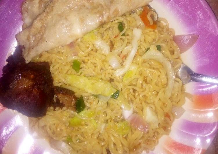 Recipe of Quick Indomie and egg