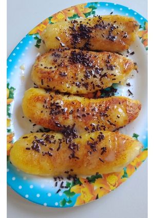 Foto resep Pisang bakar penyet simple (Solusi olahan pisang terlalu matang)