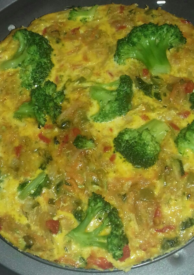 Una foto de Frittata de verduras