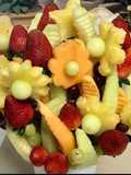 Fruit flower vase