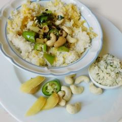 A picture of Pearled Kodo Millet Kara Pongal.